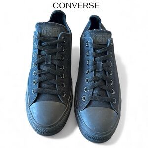 CONVERSE All Black Low Tops | Men’s 10.5